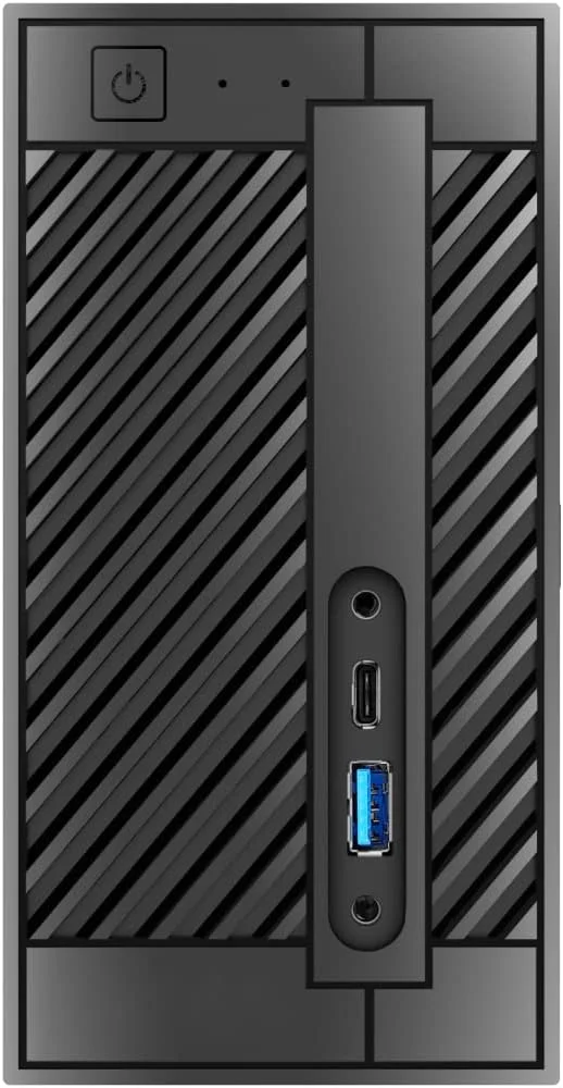 ASRock Deskmini 310 Barebone مشکی LGA1151 تا 64 گیگابایت DDR4 SO-DIMMS; DisplayPort, HDMI و D-Sub