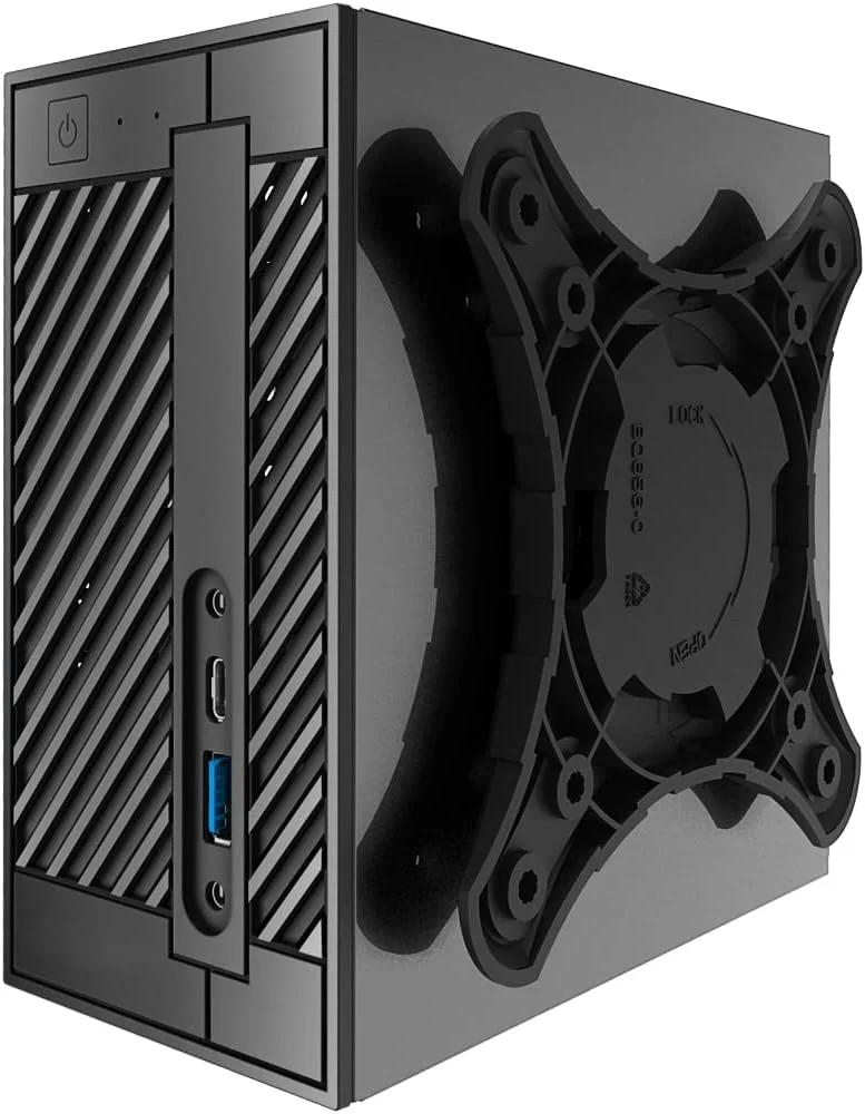 ASRock Deskmini 310 Barebone مشکی LGA1151 تا 64 گیگابایت DDR4 SO-DIMMS; DisplayPort, HDMI و D-Sub