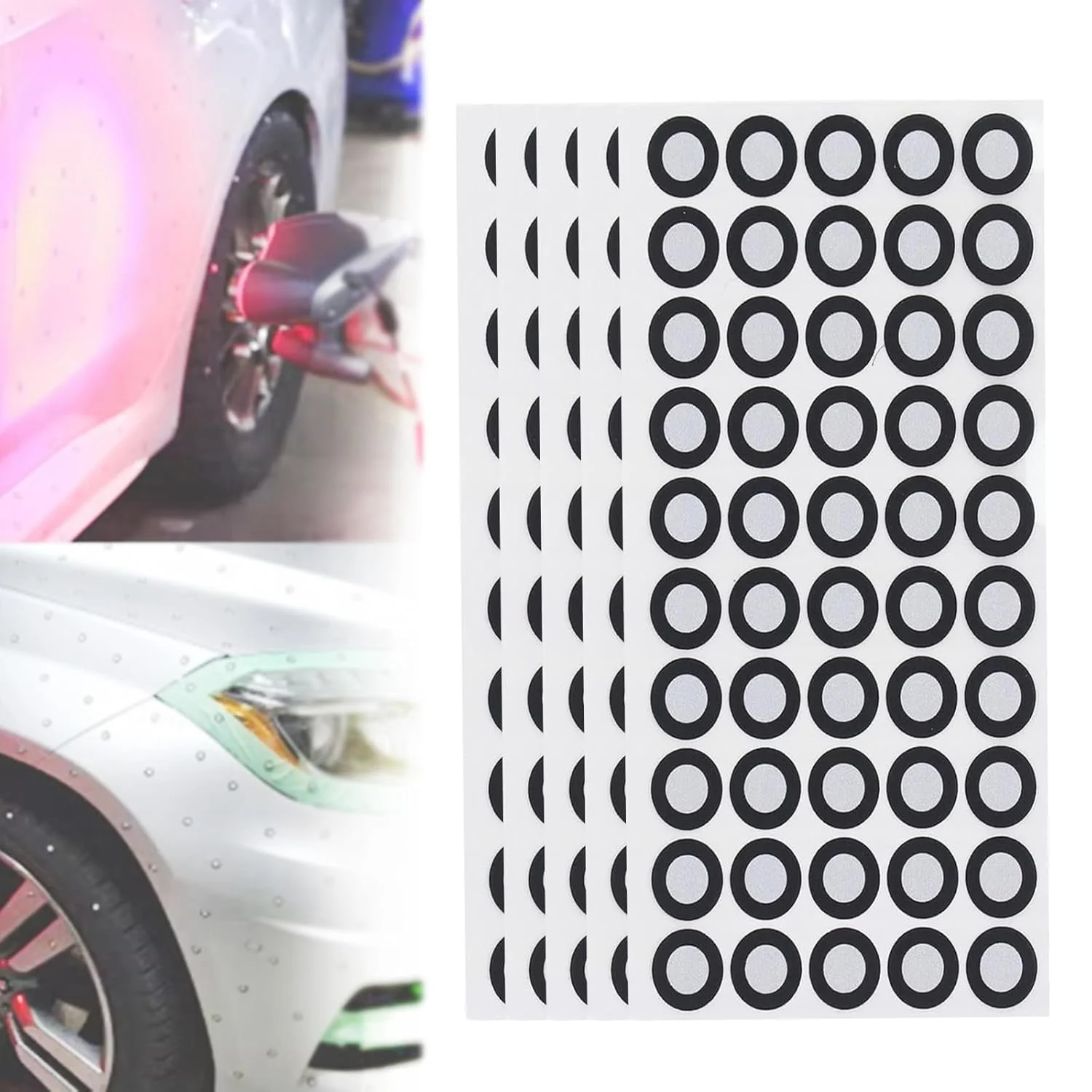 نشانگرهای اسکن سه بعدی 6.0 میلی‌متری برای اسکنرهای سه بعدی - نقاط نشانگر بازتاب سه بعدی (20 برگه 1000 نقطه‌ای)