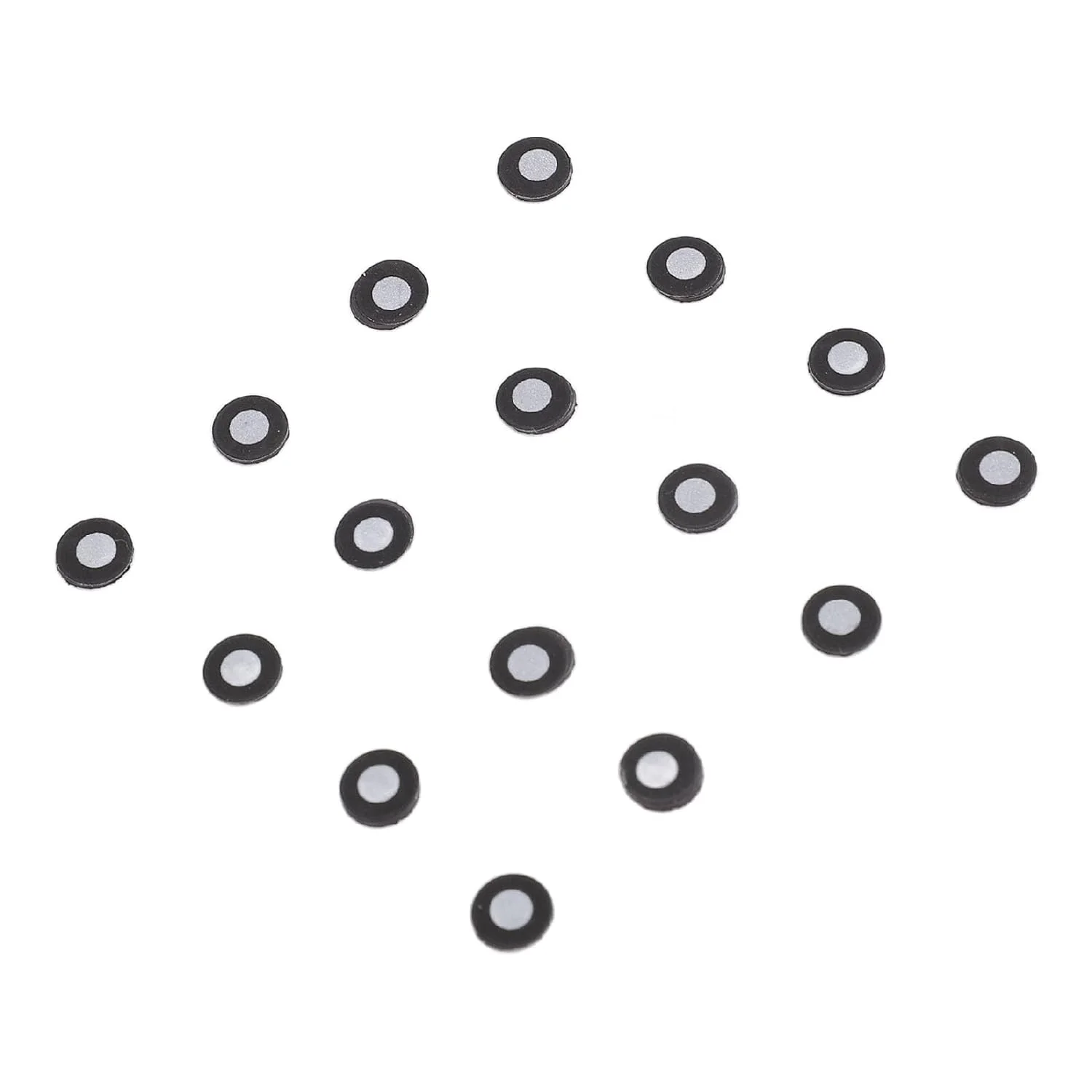 150 عدد نشانگر اسکن سه بعدی، نشانگرهای مغناطیسی اسکن سه بعدی، هدف های موقعیت اسکن نقطه مرجع بازتابنده بالا شناسه 3 میلی متر قطر خارجی 6 میلی متر