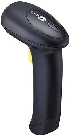 اسکنر بارکد خوان دو بعدی سیم دار CipherLab 1504P، مشکی، مدل A1504P2BKK001 (اسکنر سیم دار، مشکی با کابل K/W(PS2)، پایه اتوماتیک)