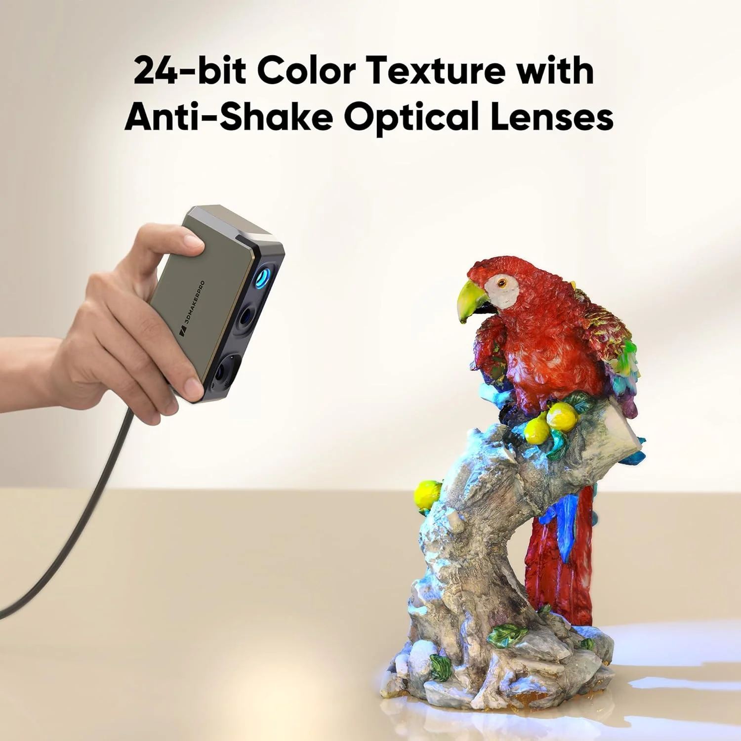 اسکنر سه بعدی 3DMakerpro Seal برای پرینتر سه بعدی با دقت 0.01 میلی متر، دوربین رنگی 24 بیتی، سرعت اسکن 10 فریم بر ثانیه، اسکنر مدل سه بعدی ضد لرزش برای اندروید/iOS/Win10/MacOS (استاندارد) اسکنر سه بعدی 3DMakerpro Seal برای پرینتر سه بعدی با دقت 0.01 میلی متر، دوربین رنگی 24 بیتی، سرعت اسکن 10 فریم بر ثانیه، اسکنر مدل سه بعدی ضد لرزش برای اندروید/iOS/Win10/MacOS (استاندارد)