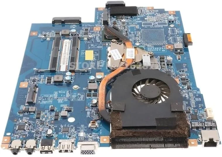 مادربرد 4HN01.01M مناسب برای 7741 7741G i3 به همراه هیت سینک، جایگزین مادربرد 7551 7551G (پردازنده I3)