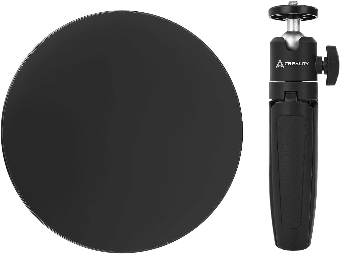 کیت سه پایه گردان و دسته اسکنر سه بعدی کرالیتی، هولدر سه پایه توسعه اسکنر سه بعدی CR-Scan Otter/Raptor با رزوه استاندارد 1/4 اینچی، چرخش دقیق و پشتیبانی پایدار برای اسکن سه بعدی