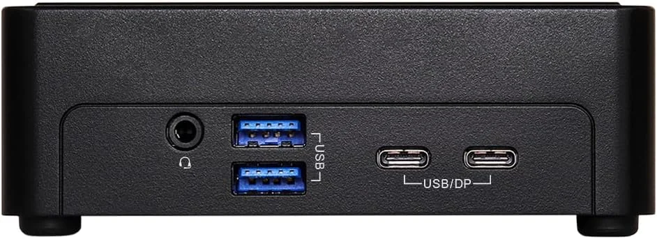 مینی پی سی NUCS(Slim) BOX-125H، پردازنده Intel Core Ultra 5، گرافیک Arc، Intel AI Boost، DDR5 5600 تا 96 گیگابایت، دو فضای ذخیره سازی، نمایشگر 4K چهارتایی، 2.5G Dual LAN، Wi-Fi 6E، 6 USB، Thunderbolt™ 4