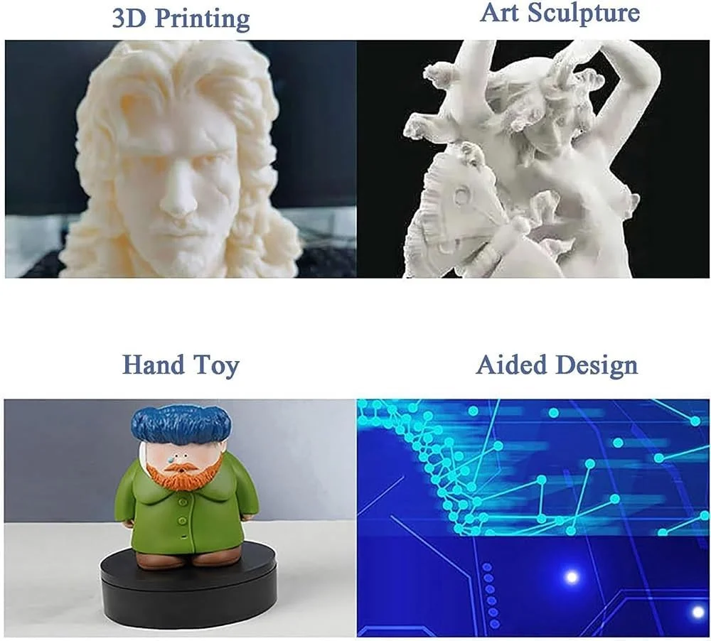 اسکنر مدل‌سازی رنگی سه بعدی HD با دقت 0.1 میلی‌متر، رزولوشن 1280 * 720، سرعت اسکن 10 فریم در ثانیه و محدوده 210 * 130 میلی‌متر، برای مراقبت‌های بهداشتی، هنر و طراحی