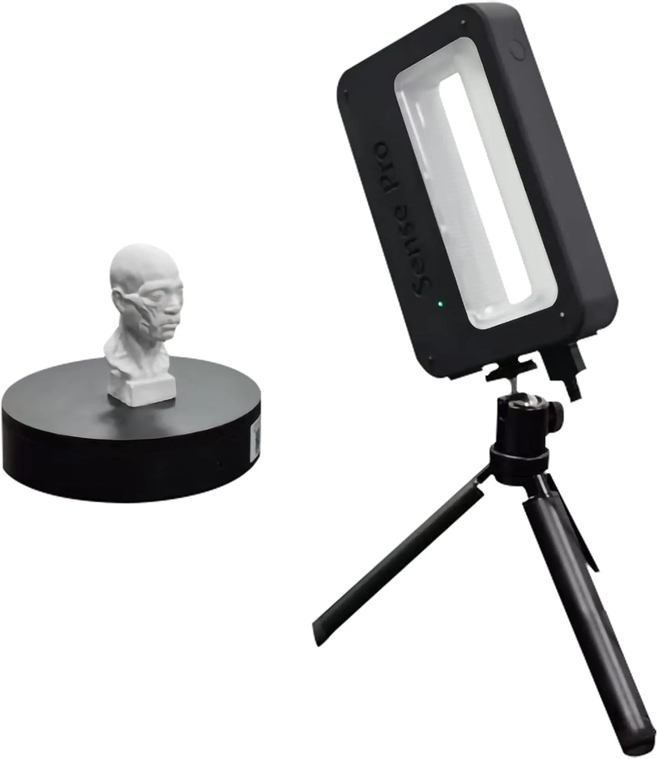 اسکنر سه بعدی دستی Sense Pro، اسکنر مدل سازی سه بعدی قابل حمل، دقت بالا 0.3 میلی متر، خروجی OBJ/STL/PLY سازگار با ویندوز 10/8 برای چاپ سه بعدی، طراحی صنعتی، مدل سازی