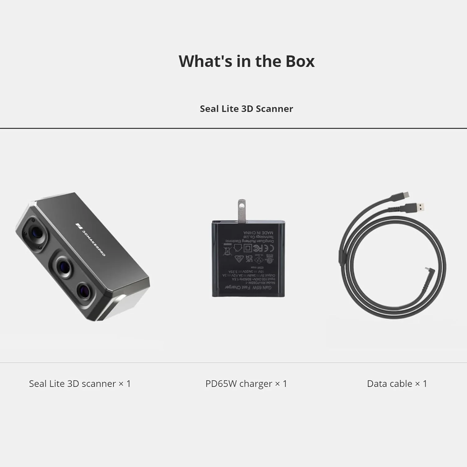 اسکنر سه بعدی Seal Lite برای پرینتر سه بعدی با دقت 0.02 میلی متر، سرعت اسکن 10 فریم در ثانیه - اسکن بدون علامت لرزش، اسکنر مدل سه بعدی سازگار با سیستم عامل های Android/iOS/Win10/OS