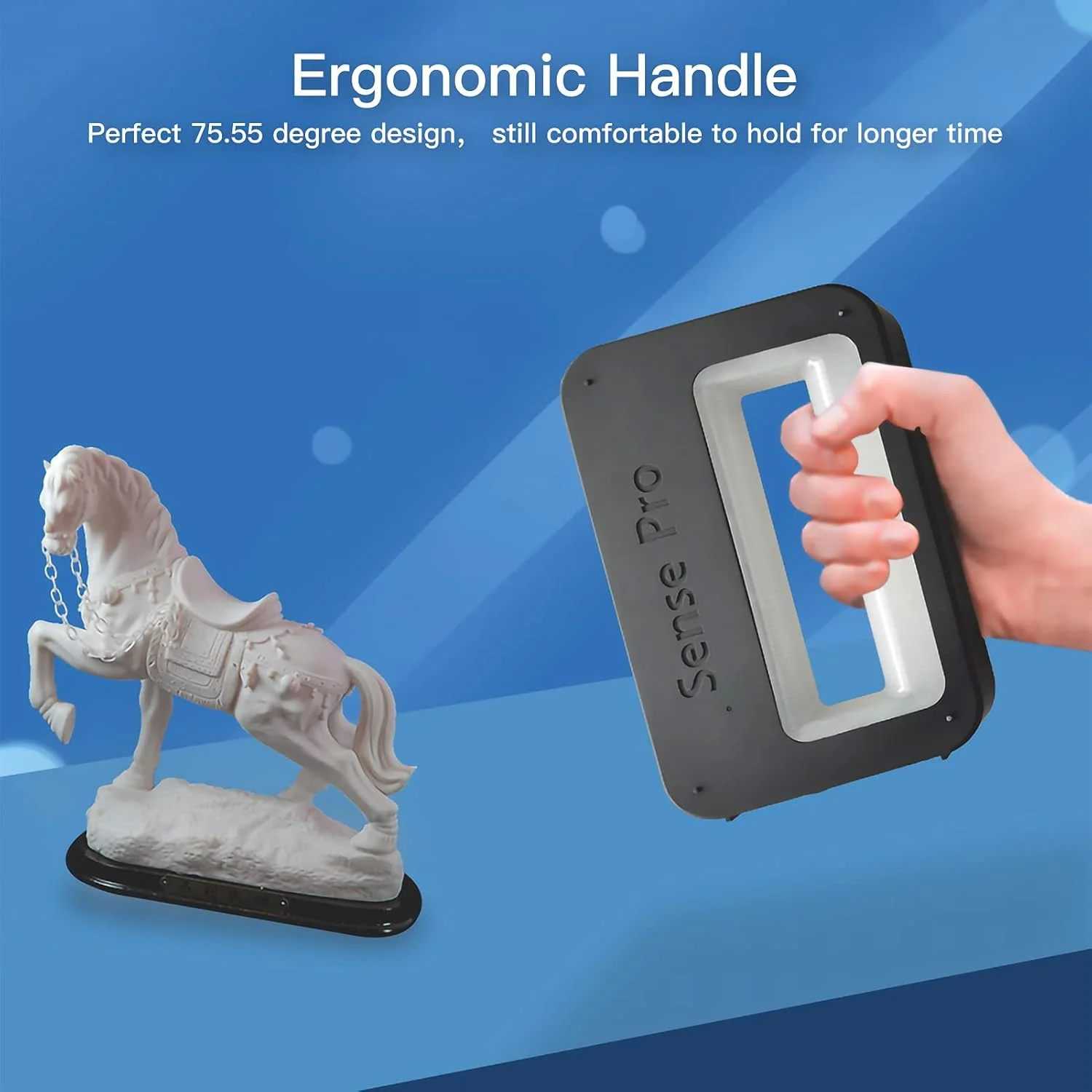 اسکنر سه بعدی دستی Sense Pro، اسکنر مدل سازی سه بعدی قابل حمل، دقت بالا 0.3 میلی متر، خروجی OBJ/STL/PLY سازگار با ویندوز 10/8 برای چاپ سه بعدی، طراحی صنعتی، مدل سازی اسکنر سه بعدی دستی Sense Pro، اسکنر مدل سازی سه بعدی قابل حمل، دقت بالا 0.3 میلی متر، خروجی OBJ/STL/PLY سازگار با ویندوز 10/8 برای چاپ سه بعدی، طراحی صنعتی، مدل سازی