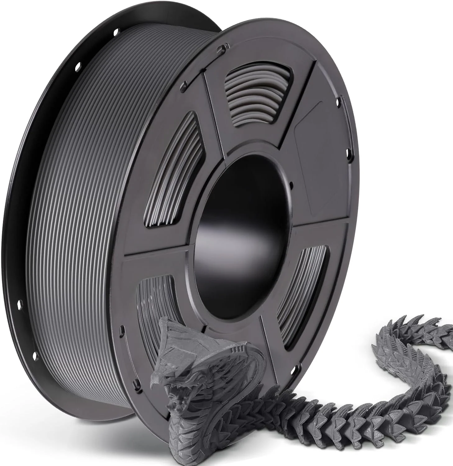 مجموعه پرینتر سه بعدی Anycubic Kobra 3 V2 به همراه PLA 1KG و فیلامنت PETG خاکستری 1.75mm انی کیوبیک، 1 کیلوگرم، حداکثر سرعت چاپ 600mm/s