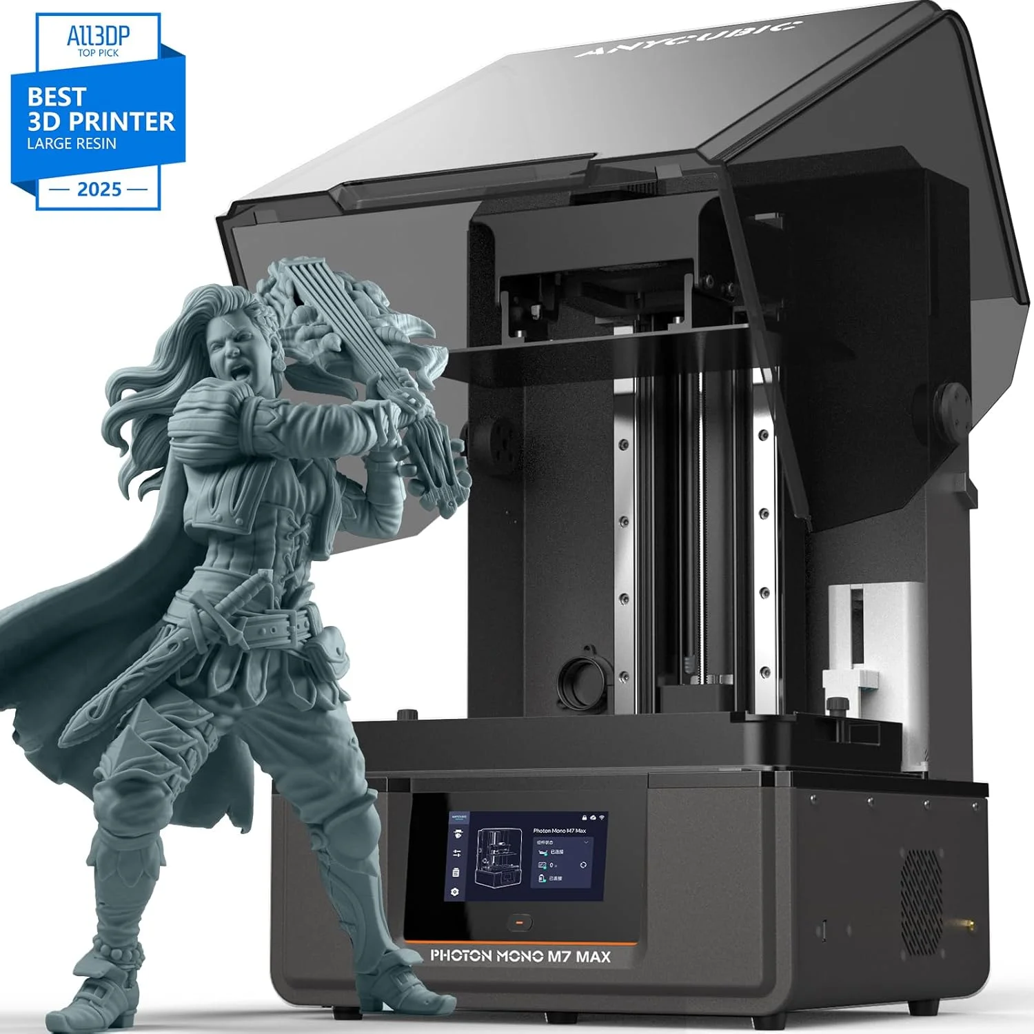 ANYCUBIC Photon Mono M7 MAX and Wash & Cure Max 3.0, Resin 3D Printer Bundles