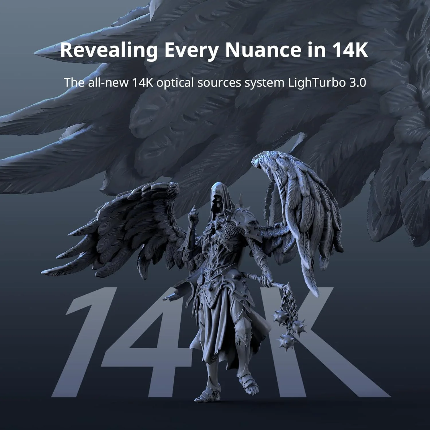 پرینتر سه بعدی رزینی ANYCUBIC 14K فوتون Mono M7 Pro با COB LighTurbo 3.0، سرعت فوق العاده بالای 170mm/h و LCD مونو 10.1 اینچی، کنترل دمای گرمایش، اندازه چاپ 8.78''x4.95''x9.05''