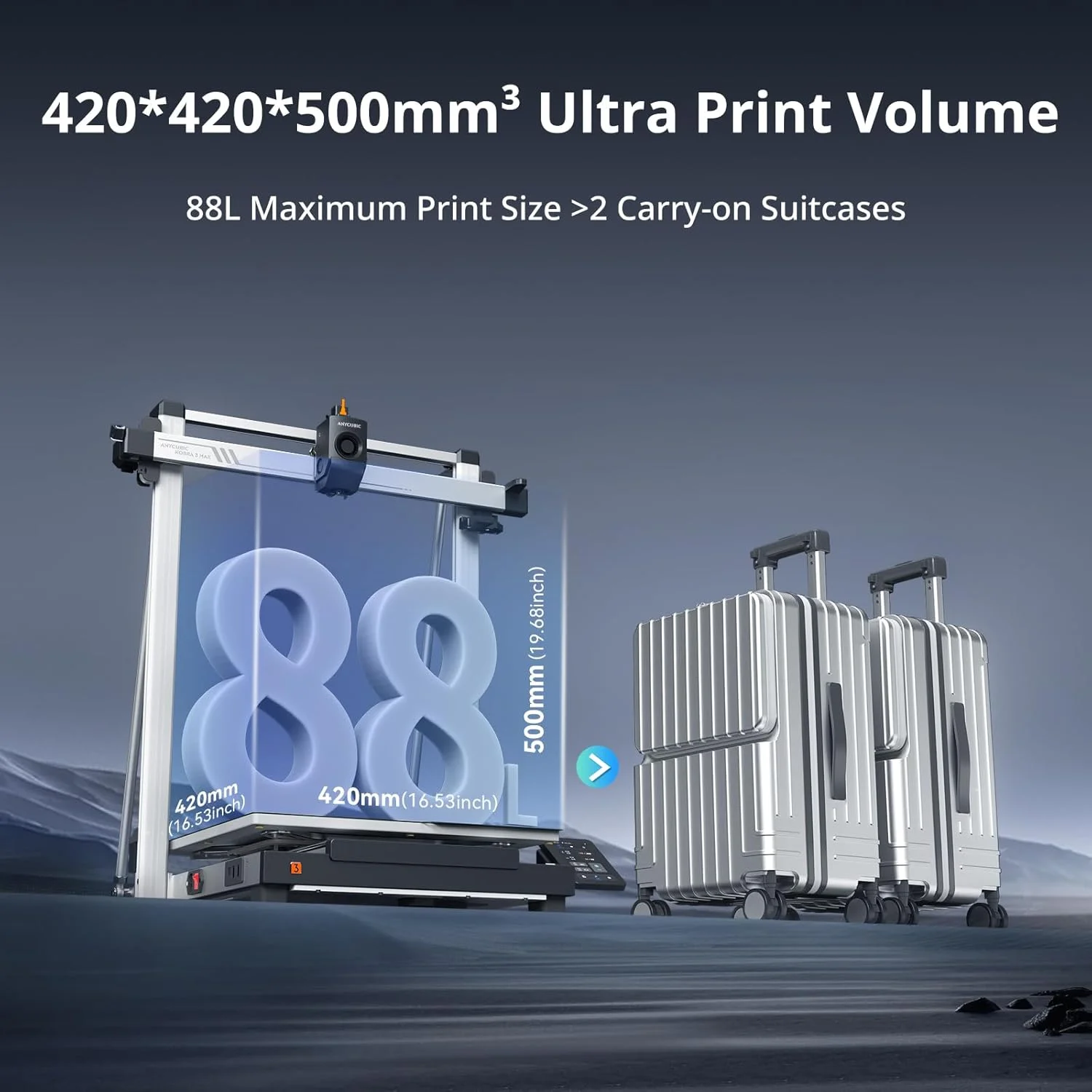 بسته ۴ کیلوگرمی PLA ابریشمی کریسمس ANYCUBIC + پرینتر سه بعدی چند رنگ Anycubic Kobra 3 Max، جعبه آماده، فیلامنت پرینتر سه بعدی بسته ۴ کیلوگرمی PLA ابریشمی کریسمس ANYCUBIC + پرینتر سه بعدی چند رنگ Anycubic Kobra 3 Max، جعبه آماده، فیلامنت پرینتر سه بعدی