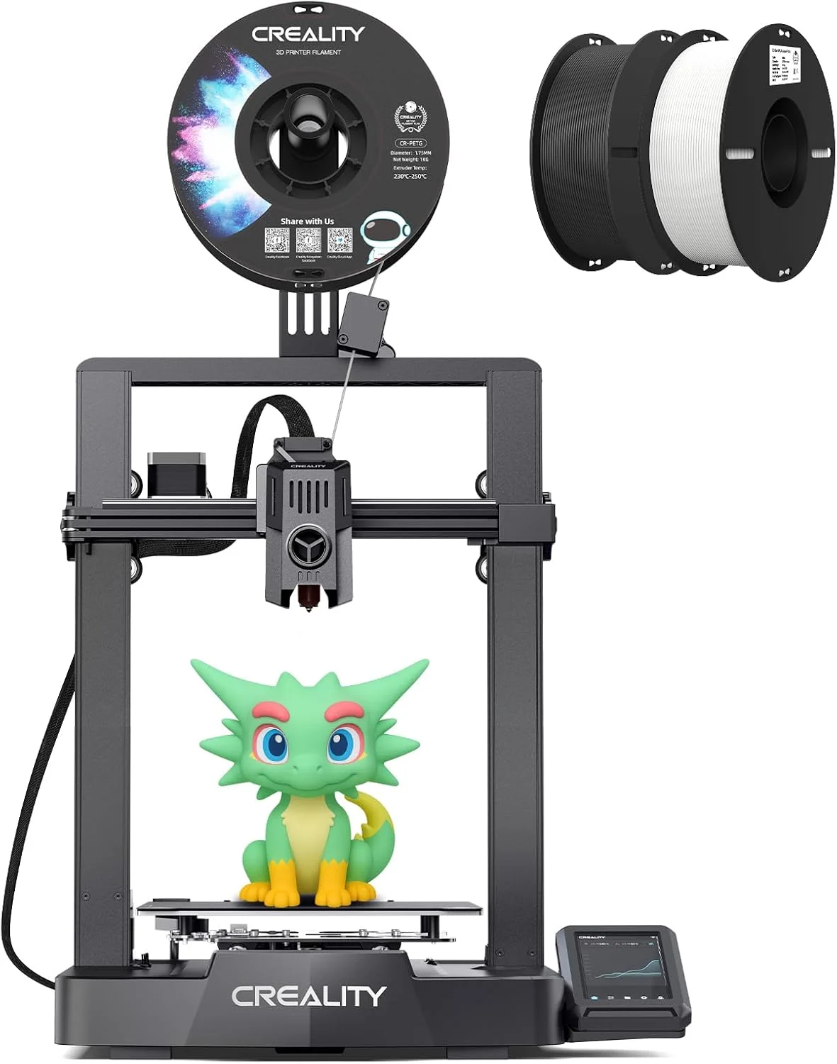 پرینتر سه بعدی کرالیتی Ender 3 V3 KE، بسته پرینترهای سه بعدی با حداکثر سرعت 500 میلی متر بر ثانیه به همراه بسته فیلامنت پرینتر سه بعدی کرالیتی 2 کیلوگرمی