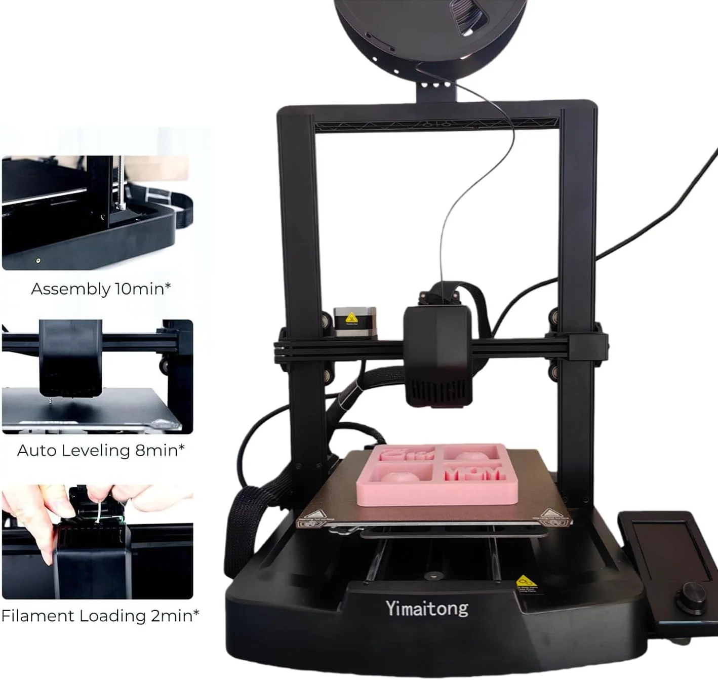 پرینتر سه بعدی V3 SE با تراز خودکار CR Touch، چاپ FDM با سرعت بالا 250 میلی‌متر بر ثانیه، اکسترودر مستقیم Sprite، محور دوگانه Z، بارگذاری خودکار فیلامنت