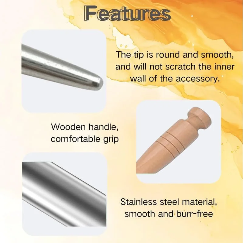 ابزار تمیز کننده گرفتگی پرینتر سه بعدی - پین فشاری 3 عددی با قطر 1.6 میلی متر برای نازل، گلوگاه، اکسترودر، هات اند، هیت سینک، رفع گیر کردن فیلامنت