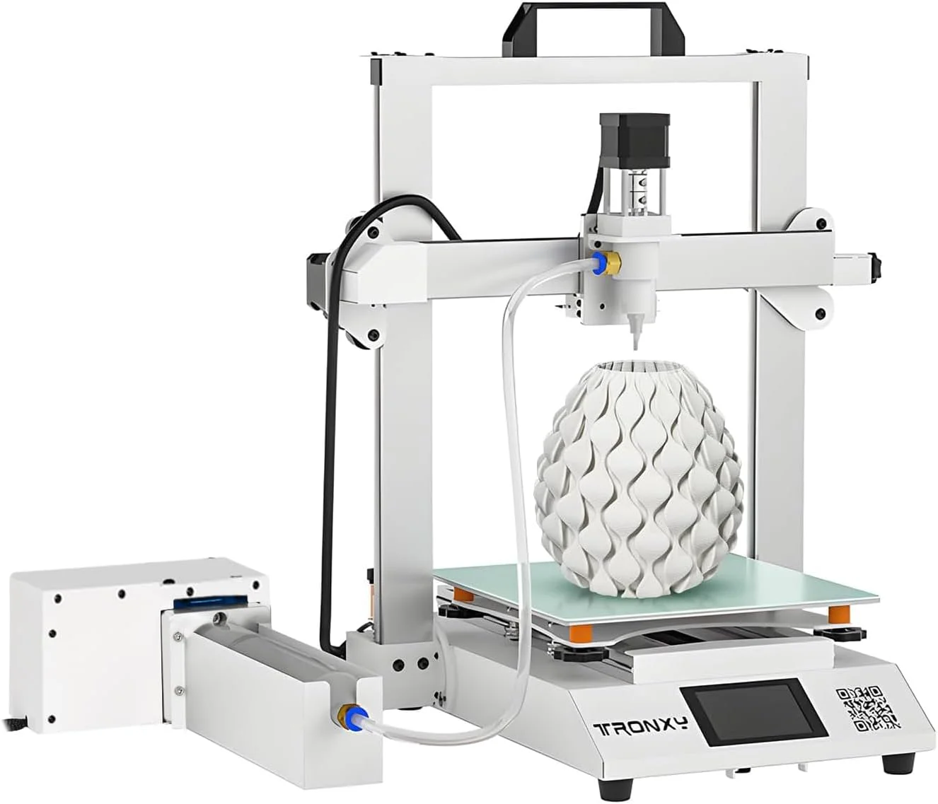 پرینتر سه بعدی TRONXY Moore 2Pro Clay، ابعاد ساخت 254x254x259 میلیمتر با سیستم تغذیه و پاتِر برقی، پرینت سه بعدی سرامیک