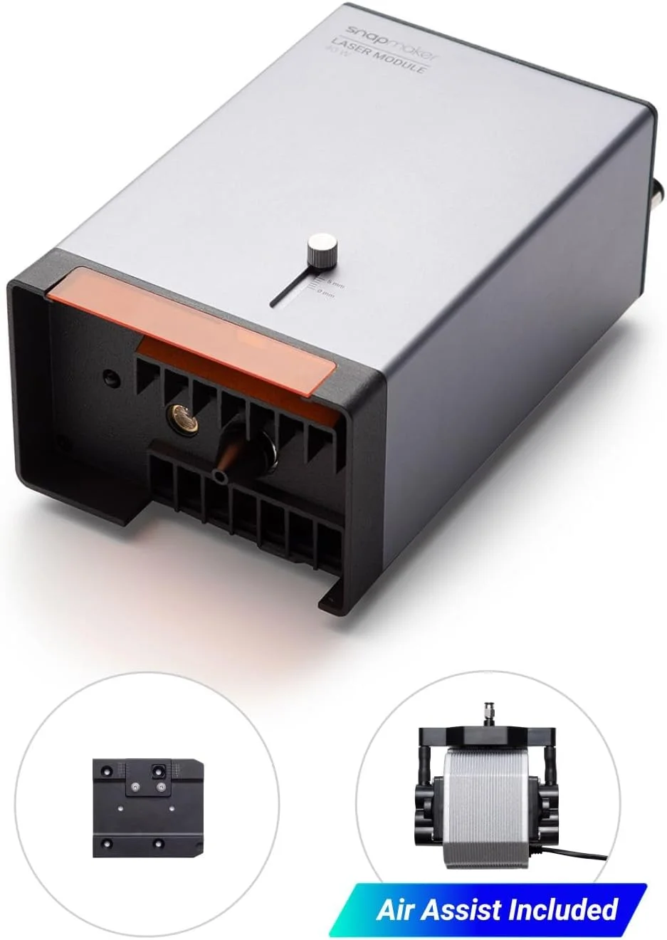 ماژول لیزر 40 واتی Snapmaker با Air Assist، برش چوب کاج 20 میلی‌متری در یک مرحله، سازگار با پرینتر سه بعدی Snapmaker Artisan 3 در 1