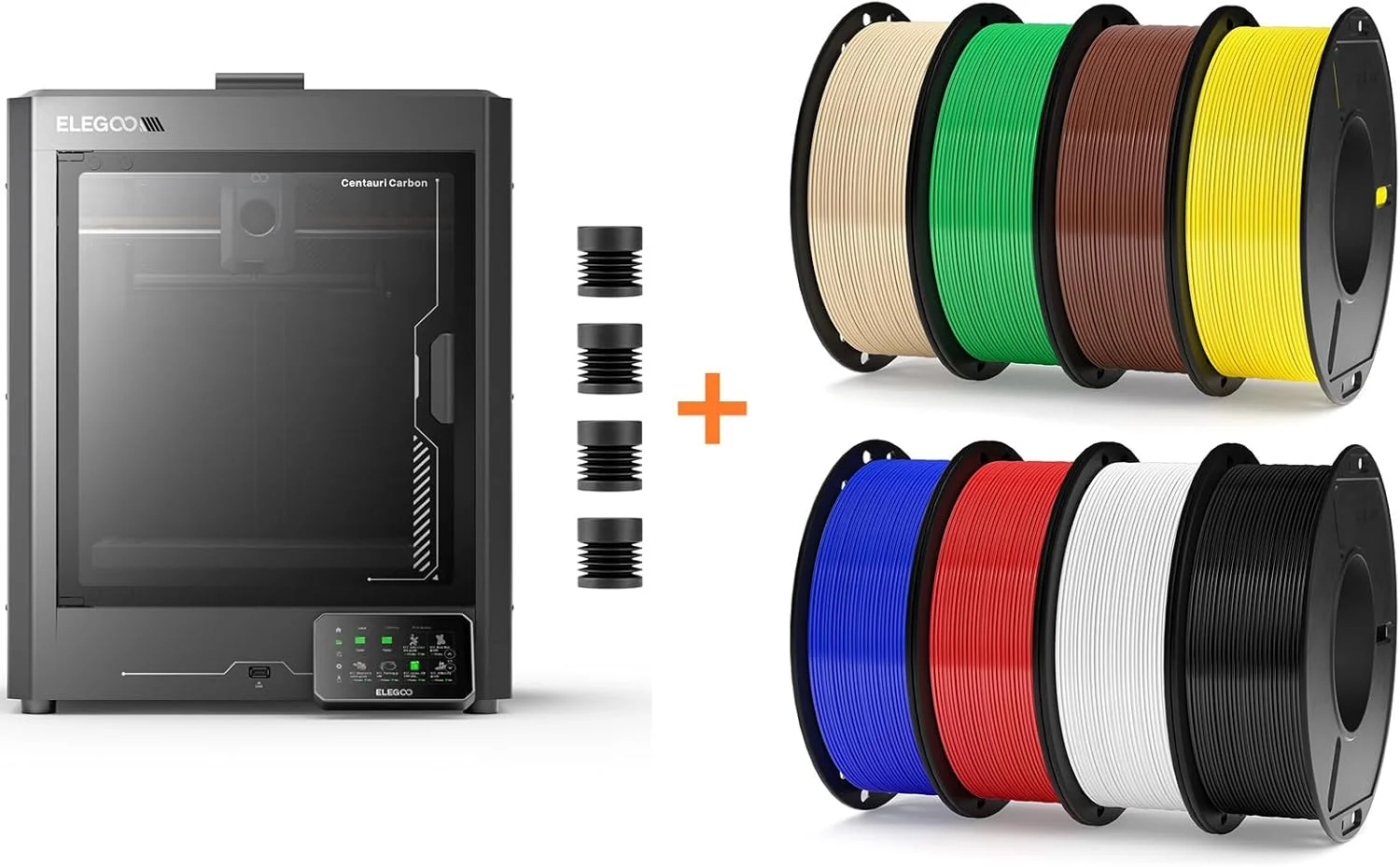 دستگاه چاپ سه بعدی Centauri Carbon و بسته فیلامنت PETG Rapid 250 گرمی