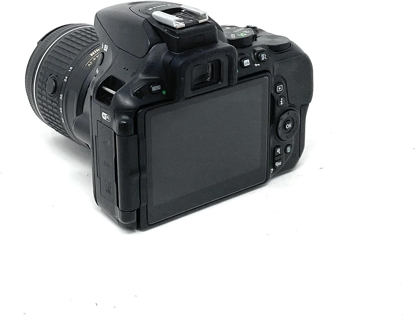 دوربین دیجیتال SLR نیکون D5500 - مشکی (24.2 مگاپیکسل، کیت لنز AF-P 18-55mm VR) صفحه نمایش 3 اینچی LCD - نسخه بین المللی