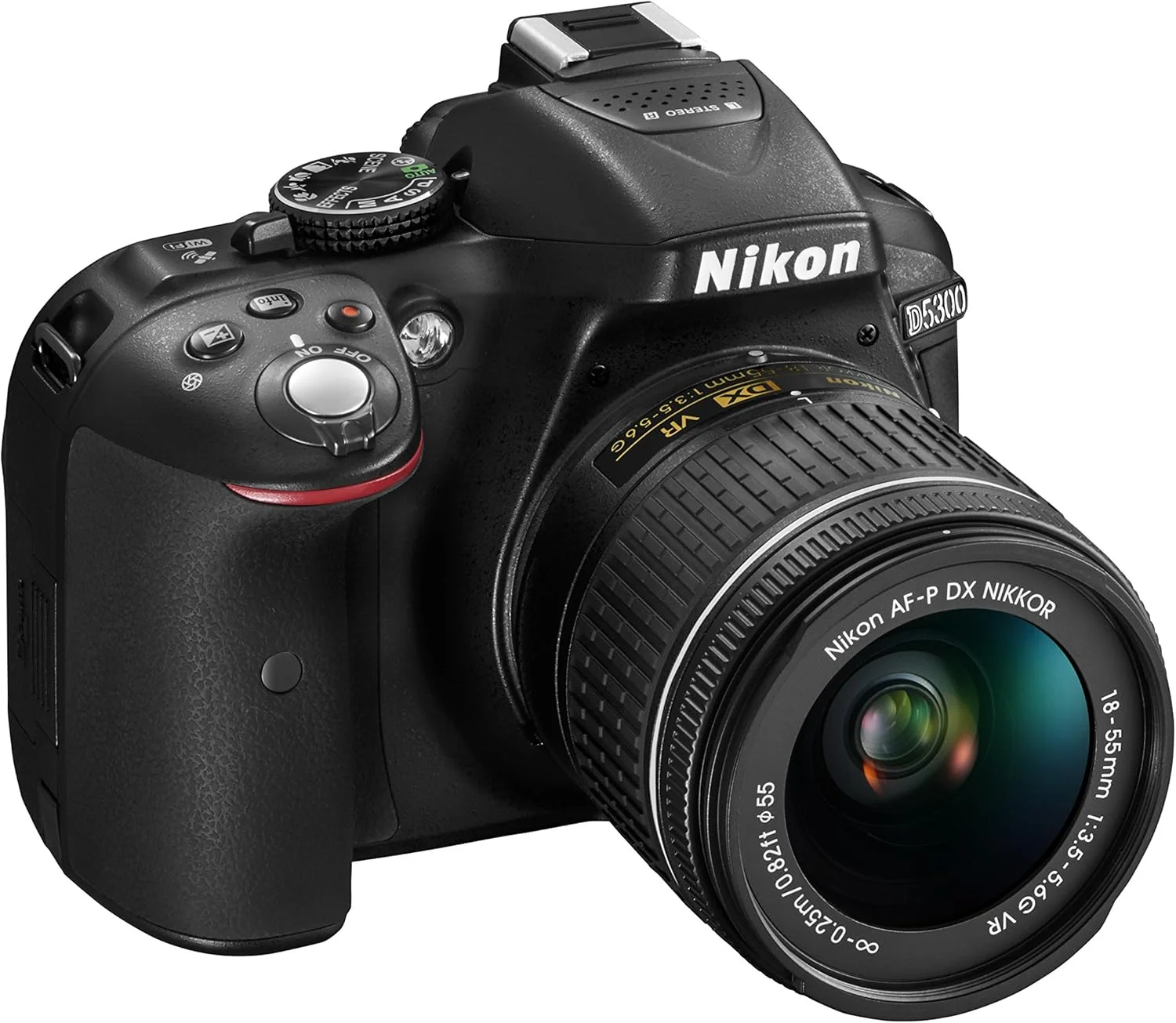 دوربین تک لنزی بازتابی دیجیتال NIKON D5300 [کیت لنز AF-P 18-55 VR (مشکی)