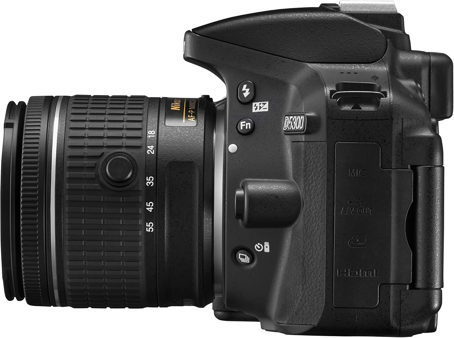 دوربین تک لنزی بازتابی دیجیتال NIKON D5300 [کیت لنز AF-P 18-55 VR (مشکی)