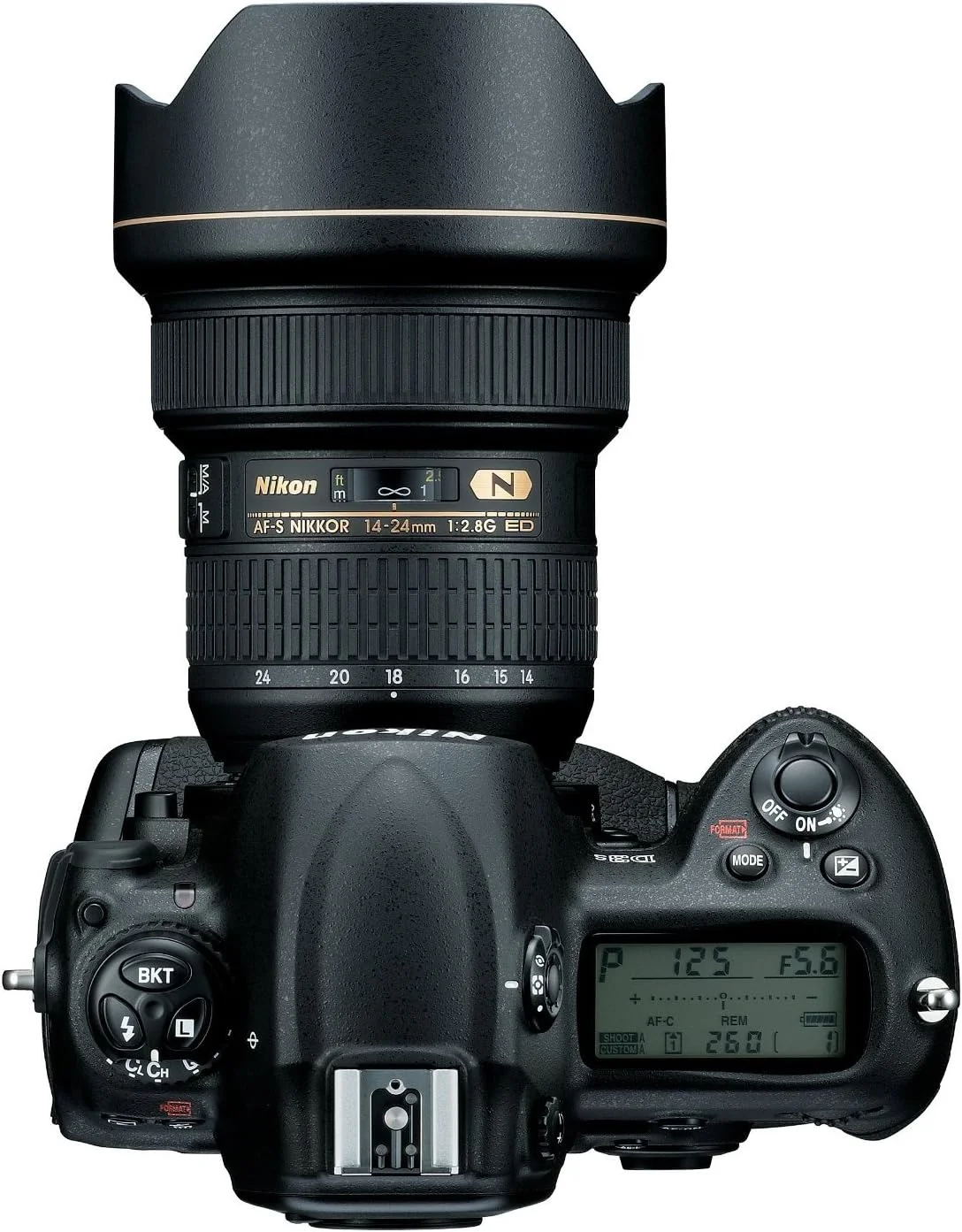 دوربین دیجیتال SLR نیکون D3S با حسگر CMOS 12.1 مگاپیکسل، نمایشگر LCD 3.0 اینچی و قابلیت فیلمبرداری HD 720p با سرعت 24 فریم در ثانیه (فقط بدنه)