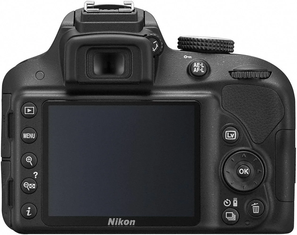 دوربین دیجیتال SLR نیکون D3300 با حسگر CMOS 24.2 مگاپیکسلی به همراه لنزهای زوم 18-55mm DX VR II و 55-200mm DX VR II (مشکی) - نسخه بین المللی