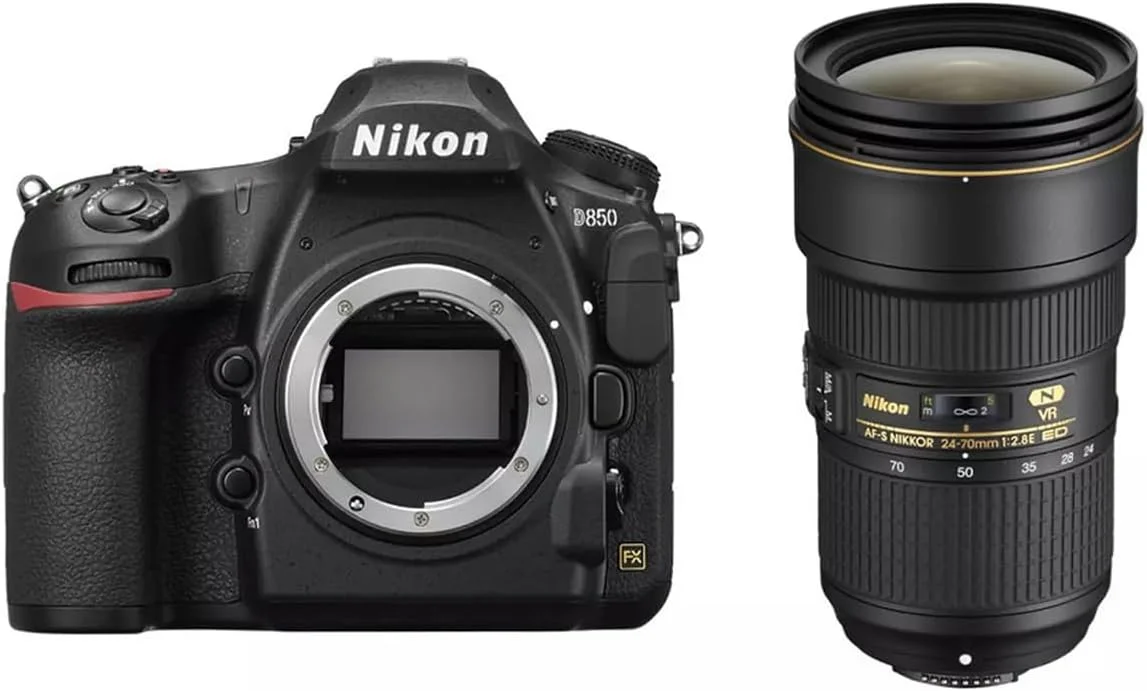 دوربین DSLR نیکون D850 با لنز AF-S NIKKOR 24-70mm f/2.8E ED VR