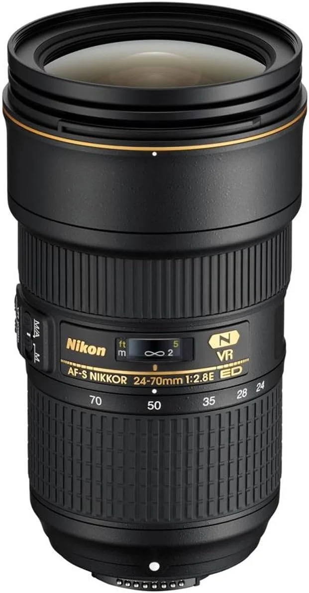 دوربین DSLR نیکون D850 با لنز AF-S NIKKOR 24-70mm f/2.8E ED VR، به همراه کارت حافظه 64 گیگابایتی و کیف شانه‌ای Alpine 160