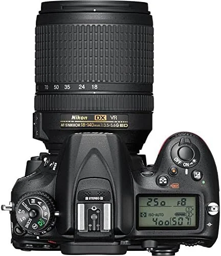 دوربین DSLR نیکون مدل D7200 با فرمت DX به همراه لنز 18-140 میلی‌متری VR (مشکی)