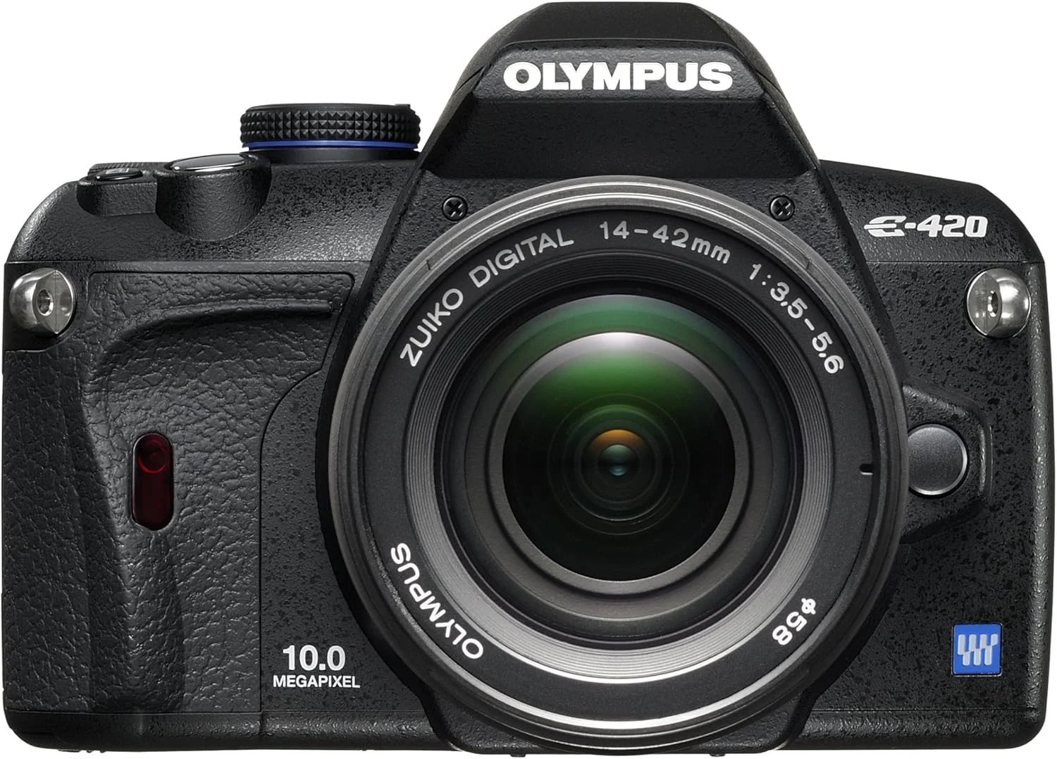 دوربین دیجیتال SLR مدل OM SYSTEM OLYMPUS Evolt E420 10MP به همراه لنز 14-42mm f/3.5-5.6 Zuiko