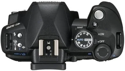دوربین دیجیتال SLR مدل OM SYSTEM OLYMPUS Evolt E520 با حسگر 10 مگاپیکسل و لرزشگیر تصویر (فقط بدنه)