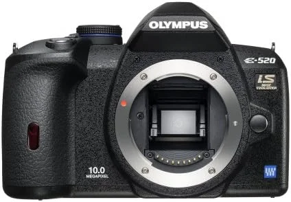 دوربین دیجیتال SLR مدل OM SYSTEM OLYMPUS Evolt E520 با حسگر 10 مگاپیکسل و لرزشگیر تصویر به همراه لنز 14-42mm f/3.5-5.6 Zuiko