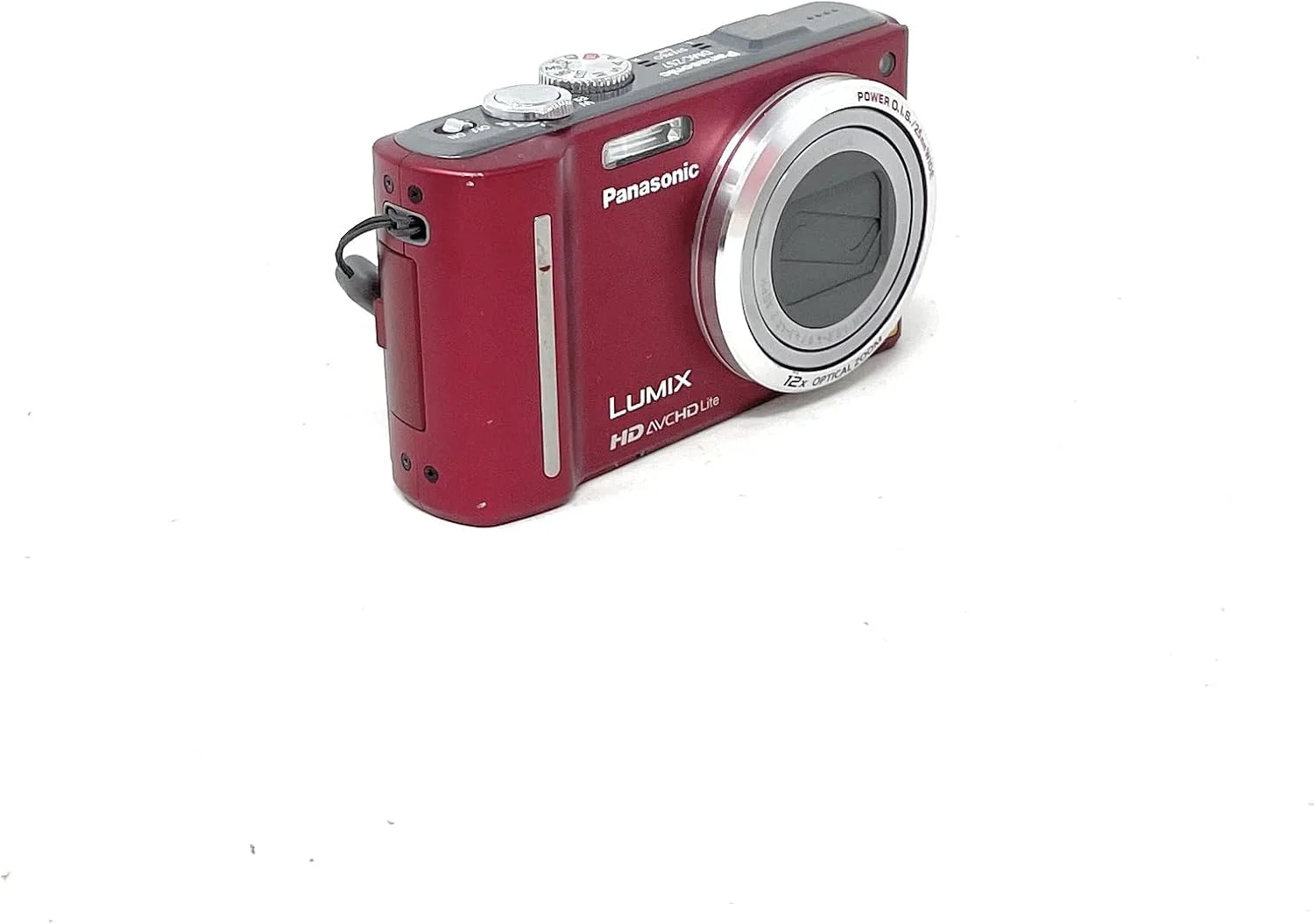 دوربین دیجیتال پاناسونیک Lumix DMC-ZS7 با حسگر 12.1 مگاپیکسل، زوم اپتیکال 12 برابر و LCD سه اینچی (قرمز)