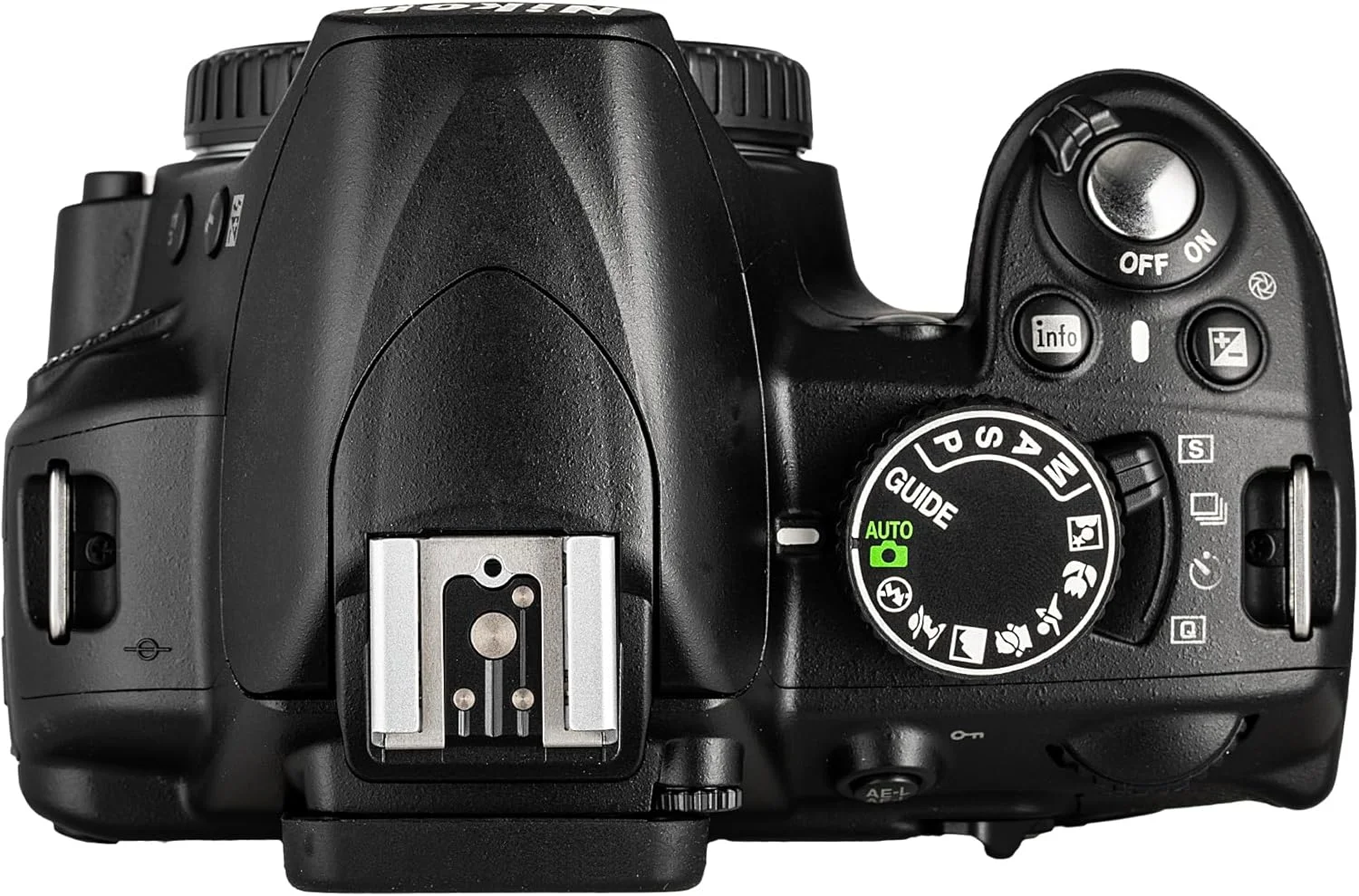 دوربین دیجیتال نیکون D3100 با حسگر 14.2 مگاپیکسل به همراه لنز زوم AF-S DX 18-55mm f/3.5-5.6 VR - (مشکی) (تولید متوقف شده) (بازسازی شده) دوربین دیجیتال نیکون D3100 با حسگر 14.2 مگاپیکسل به همراه لنز زوم AF-S DX 18-55mm f/3.5-5.6 VR - (مشکی) (تولید متوقف شده) (بازسازی شده)