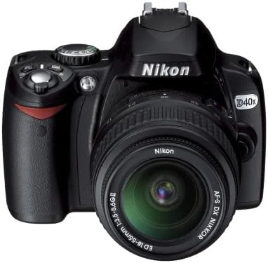 دوربین DSLR نیکون D40X به همراه لنزهای 18-55mm f/3.5-5.6G ED II AF-S DX و 55-200mm f/4.5-5.6G ED AF-S DX Zoom-Nikkor