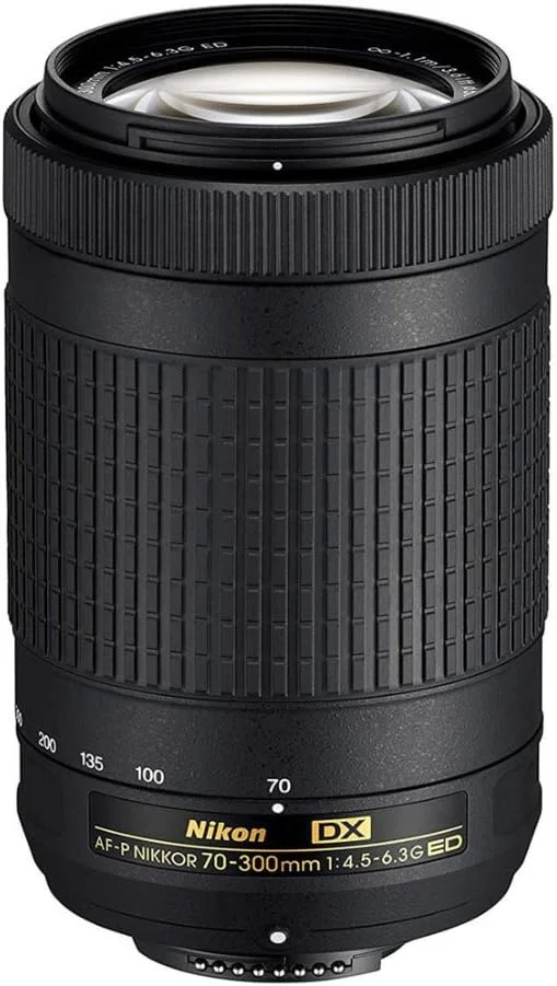 دوربین DSLR نیکون D3500 با لنزهای زوم AF-P 18-55mm و 70-300mm به همراه کارت حافظه 64 گیگابایتی (2 عدد 32 گیگابایتی) و بسته لوازم جانبی