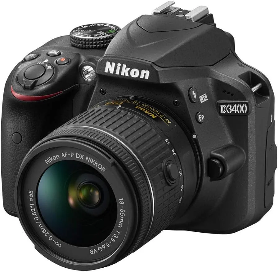 دوربین نیکون D3400 با لنز AF-P DX NIKKOR 18-55mm f/3.5-5.6G VR و AF-P DX NIKKOR 70-300mm f/4.5-6.3G ED