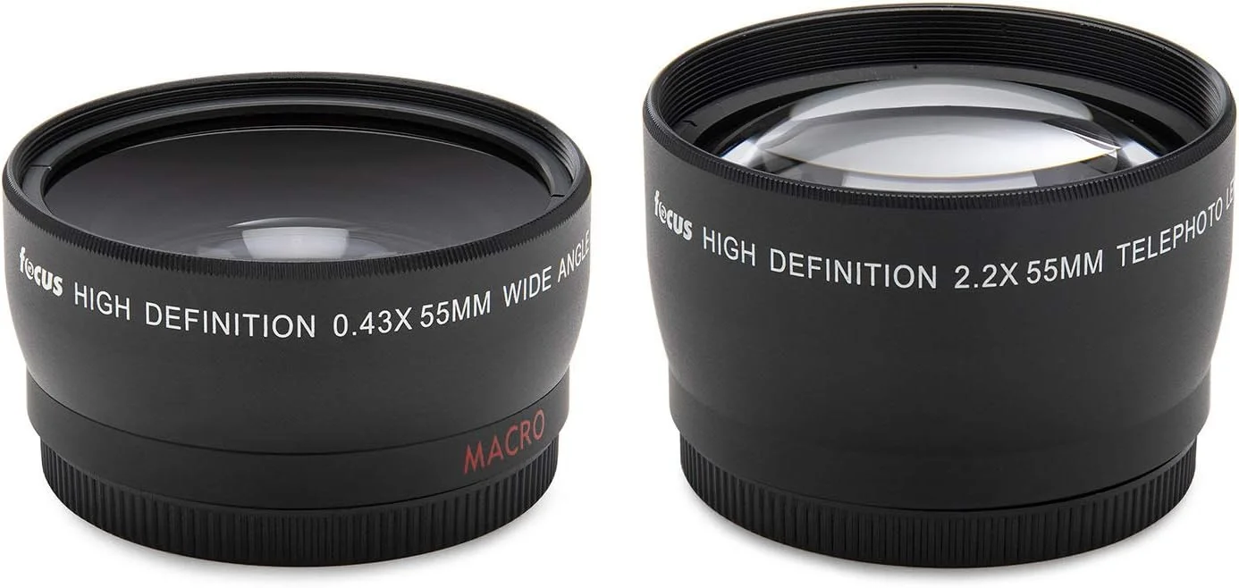 دوربین DSLR نیکون D3500 با لنزهای زوم AF-P 18-55mm و 70-300mm به همراه کارت حافظه 64 گیگابایتی (2 عدد 32 گیگابایتی) و بسته لوازم جانبی