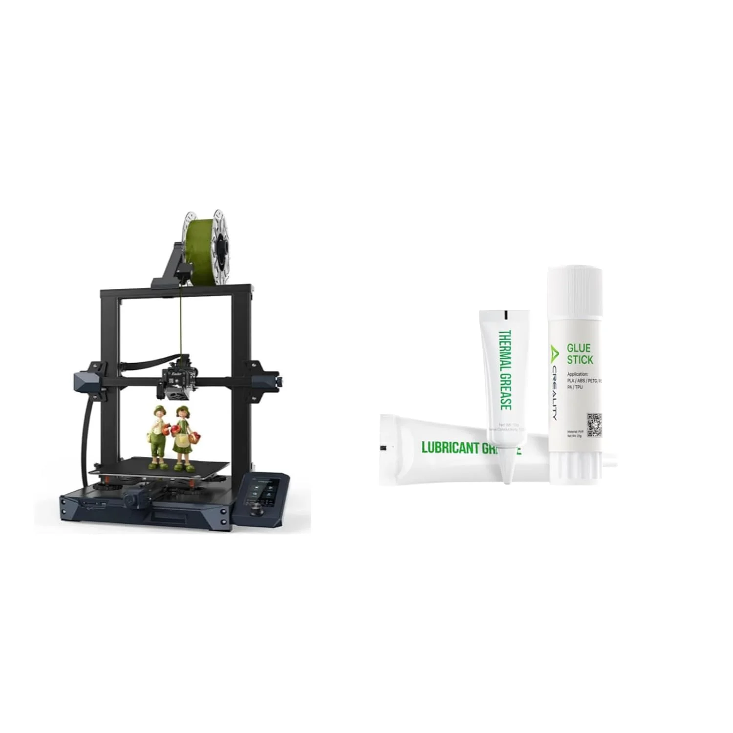 پرینتر سه بعدی رسمی Creality Ender 3 S1 با اکسترودر Direct Drive و مجموعه چسب های پرینتر سه بعدی Creality