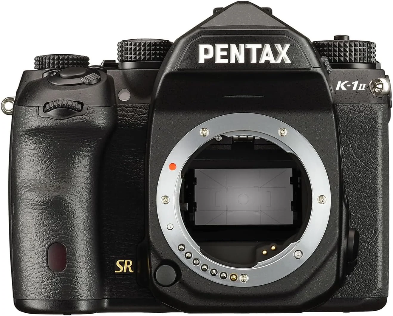دوربین دیجیتال فول فریم Pentax K-1 Mark II (فقط بدنه) - عکاسی با رزولوشن بالا و عملکرد عالی در نور کم - مناسب برای عکاسان حرفه ای به همراه گریپ دوربین و کیف دوربین (3 قلم)