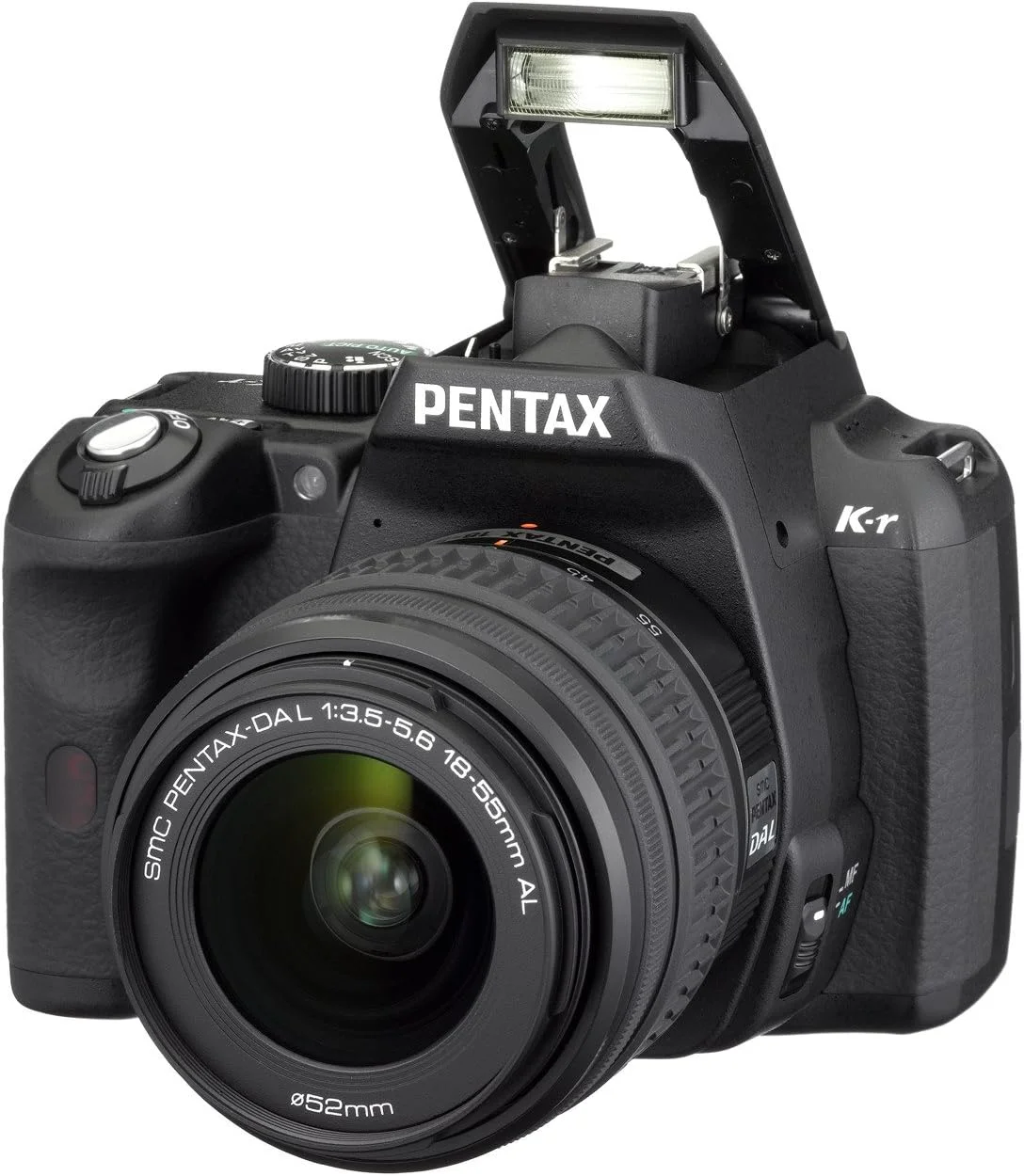 Pentax K-r 12.4 MP Digital SLR Camera with 3.0-Inch LCD and 18-55mm f/3.5-5.6 Lens (Black) Pentax K-r 12.4 MP Digital SLR Camera with 3.0-Inch LCD and 18-55mm f/3.5-5.6 Lens (Black)