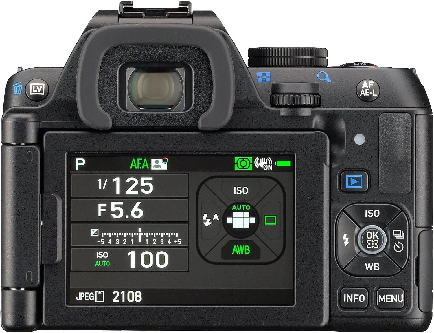 کیت دوربین دیجیتال SLR پنتاکس K-S2 20MP با لنز 18-50mm WR (مشکی) کیت دوربین دیجیتال SLR پنتاکس K-S2 20MP با لنز 18-50mm WR (مشکی)