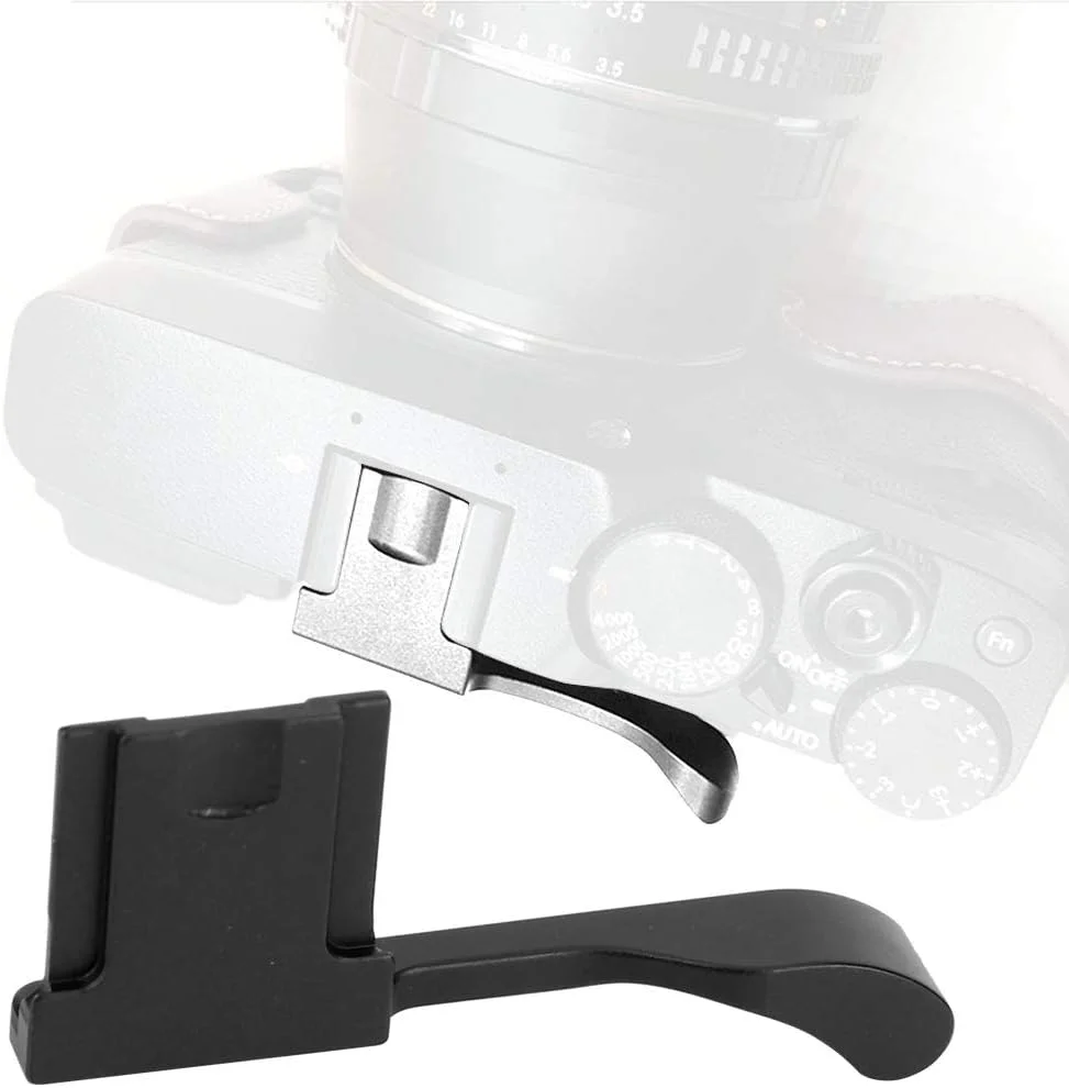 گریپ انگشتی، گریپ انگشتی کفشک گرم آلیاژ آلومینیوم برای دوربین بدون آینه X 100F، X A5، X A3، X pro2 (مشکی)