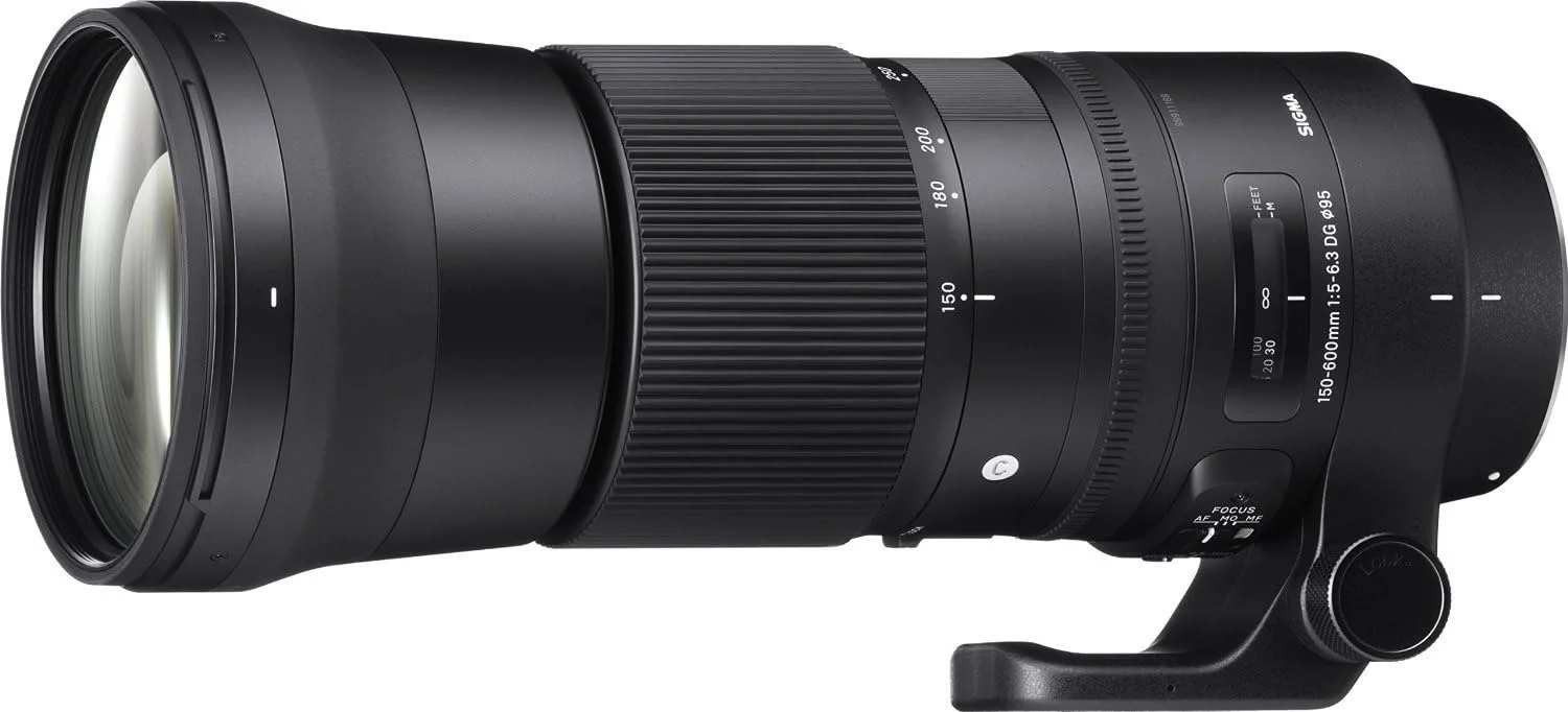 لنز زوم سیگما 150-600mm F5-6.3 DG OS HSM (معاصر) برای دوربین های DSLR کانن - (بازسازی شده)