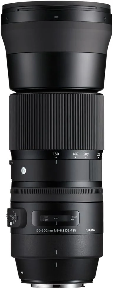لنز زوم سیگما 150-600mm F5-6.3 DG OS HSM (معاصر) برای دوربین های DSLR کانن - (بازسازی شده) لنز زوم سیگما 150-600mm F5-6.3 DG OS HSM (معاصر) برای دوربین های DSLR کانن - (بازسازی شده)