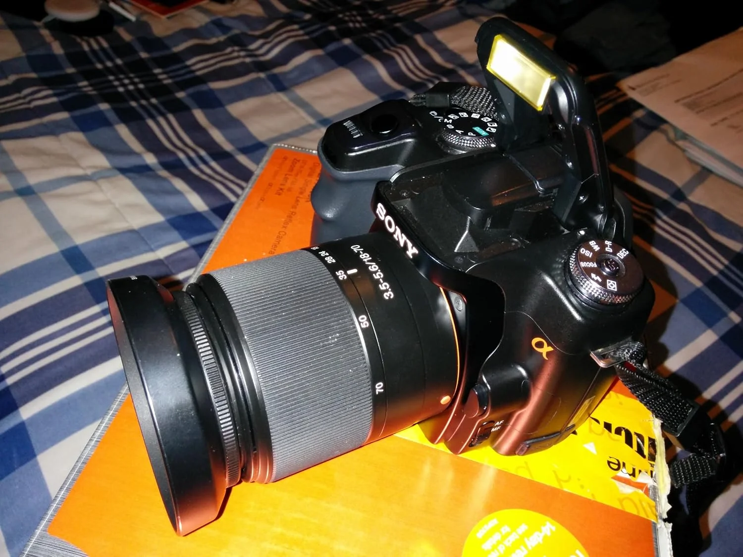 دوربین دیجیتال SLR سونی آلفا A100K 10.2MP به همراه لنز 18-70mm f3.5-5.6