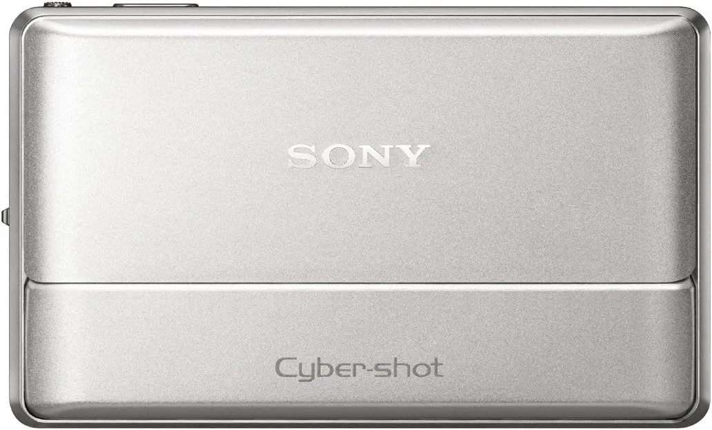 دوربین دیجیتال سونی سایبرشات DSC-TX100V با حسگر CMOS Exmor R با رزولوشن 16.2 مگاپیکسل، صفحه نمایش لمسی 3.5 اینچی OLED، پانورامای سه بعدی و فیلمبرداری Full HD 1080/60p (نقره ای)