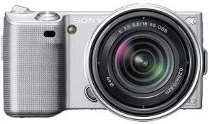 دوربین دیجیتال سونی آلفا NEX NEX5K/S با لنز قابل تعویض (نقره ای)